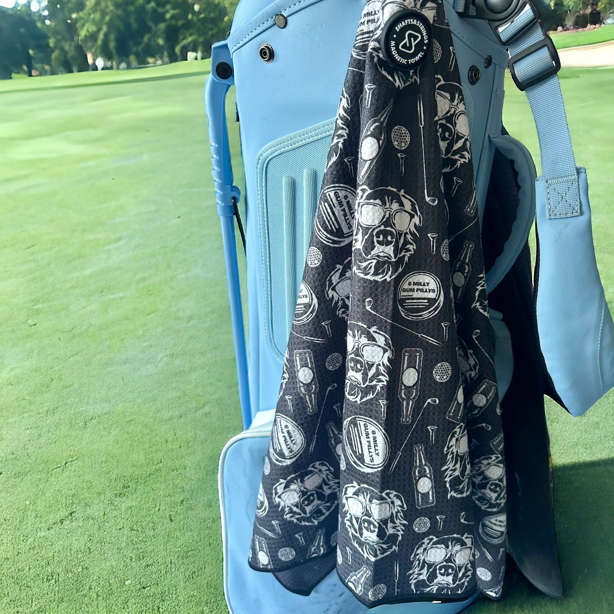 6 Milly Pilly - Magnetic Golf Towel